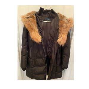 Mackage Black Jacket with Fur trim - brand new!!